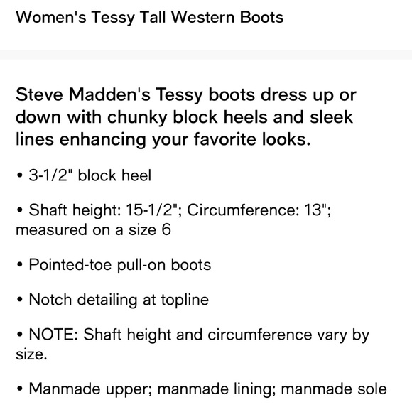 NIB- Steve Madden- Tessy Boot - Picture 3 of 6
